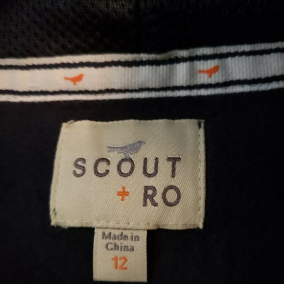 Scout + Ro Big Boys' Basic Fleece Hooded Jacket, S - Picture 4 of 4